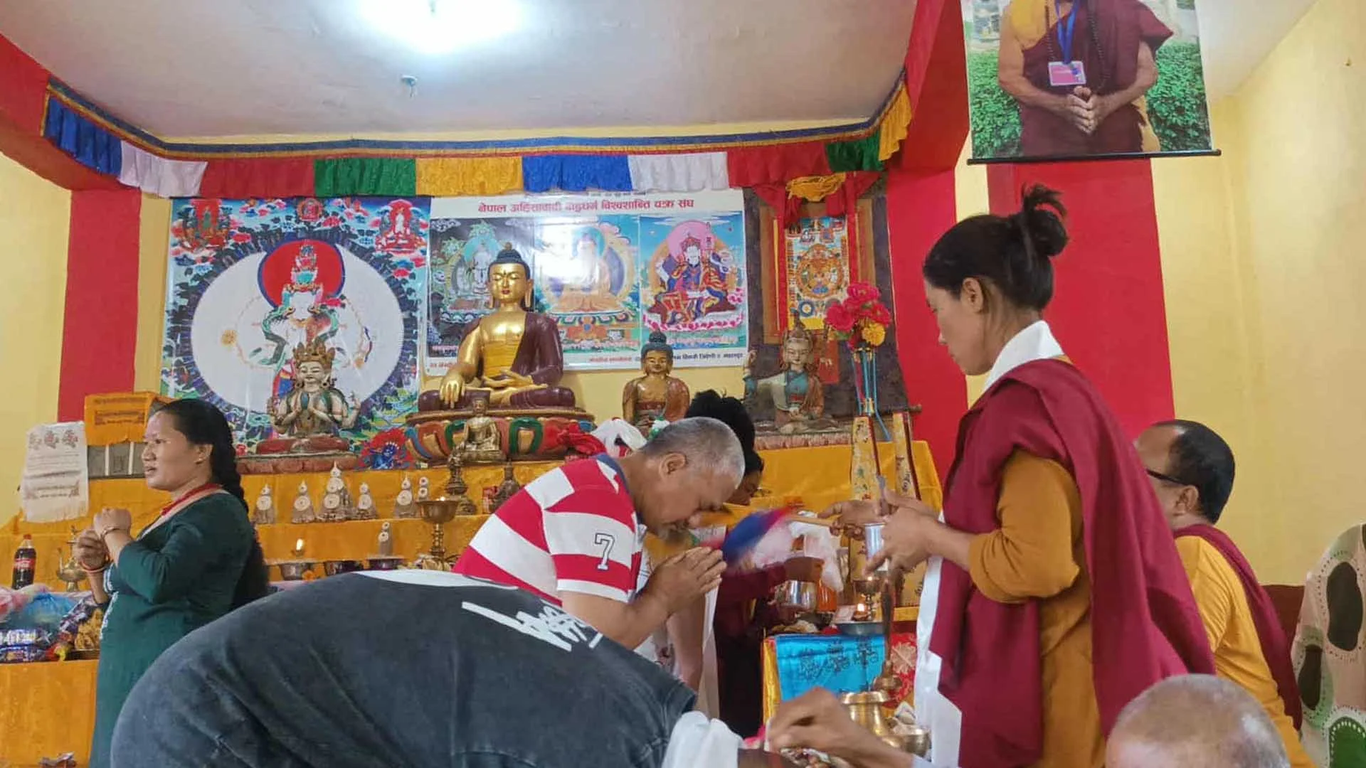सिद्धलेक-१ को छेजुङ गुम्बामा तीनदिने ञ्युङ्ने व्रत सुरु,२० जना सहभागी