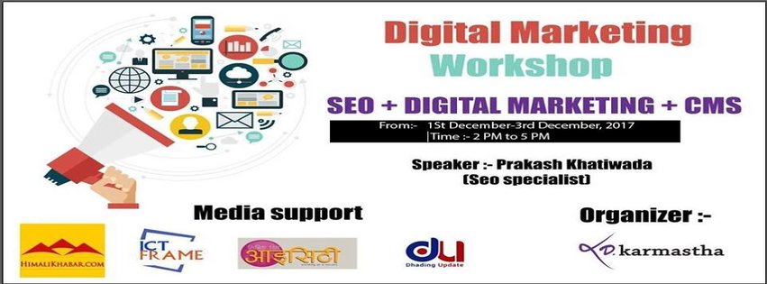 डिसेम्बर १, ३, ३ तारिकमा SEO वोर्कशप हुने