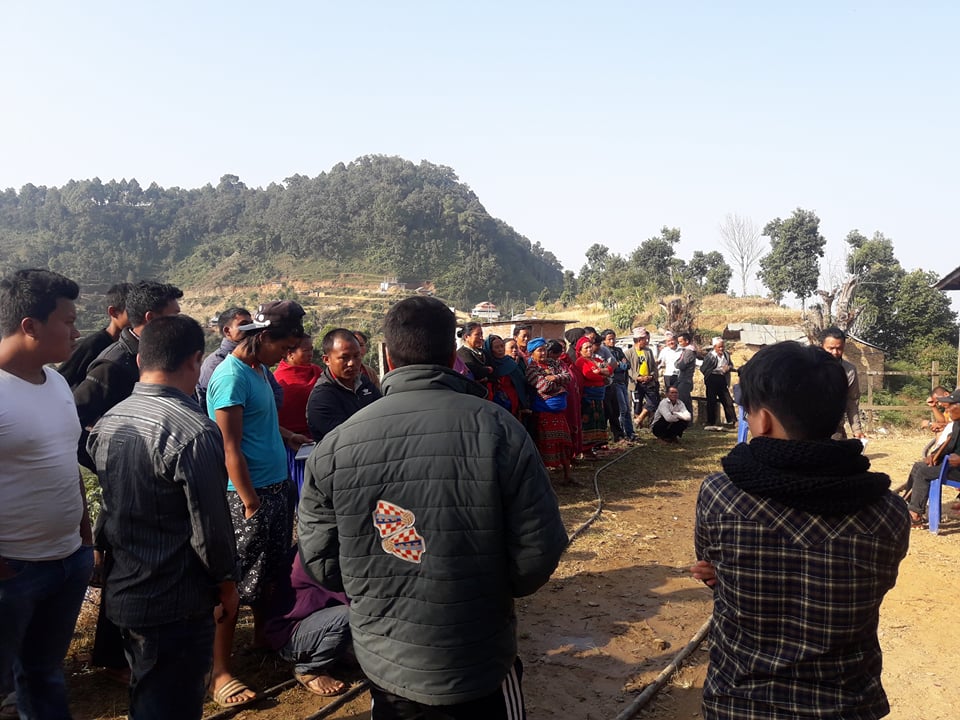 निलकण्ठ ९ काफलपानीमा बन्न लागेको गुम्बाको लागि सहयोग जुट्दै,एकै जनाले गरे १ लाख सहयोग