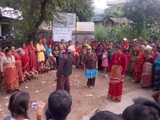 मनोसामाजीक सहयोग सम्बन्धी कचहरी नाटक 'कुमारी' धादिङमा