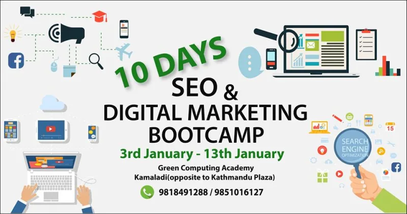 काठमाडौँमा १० दिने SEO बुटक्याम्प आगामी पौष १९ गटेबाट सुरु हुने