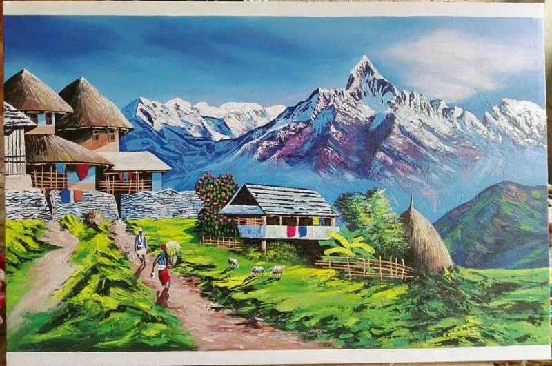 रोहन गुरुङका 'चित्र आँफै बोल्छ'