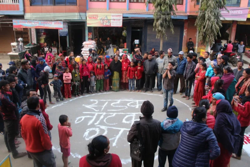 विश्व एड्स दिवश धादिङमा पनि मनाईयो (फोटो फिचर)