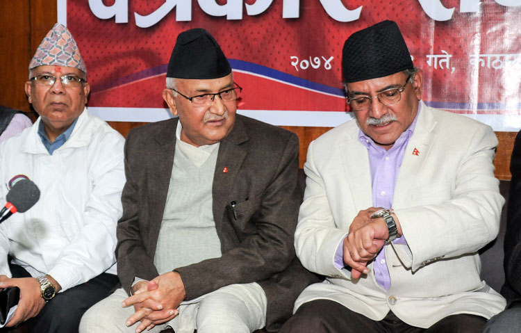 नयाँ सरकार गठनको लागि मार्ग प्रसस्त गर्न वाम गठबन्धनको आग्रह
