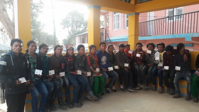 बेनिघाट रोराङ गाउँपालिकाका ३४ जना मानिसहरुलाई नागरिकता उपलब्ध