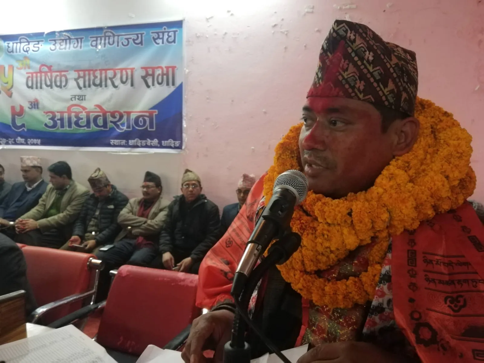 धादिङ उद्योग वाणिज्य संघको अध्यक्षमा खत्री