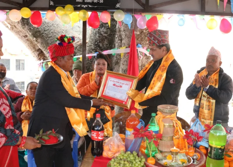 तामाङको सहयोगमा विश्राम स्थल