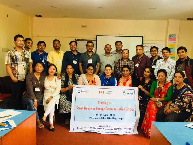 खानेपानी सरफाई तथा स्वच्छतामा व्यवहार परिवर्तन सम्बन्धी तालिम धादिङवेशींमा