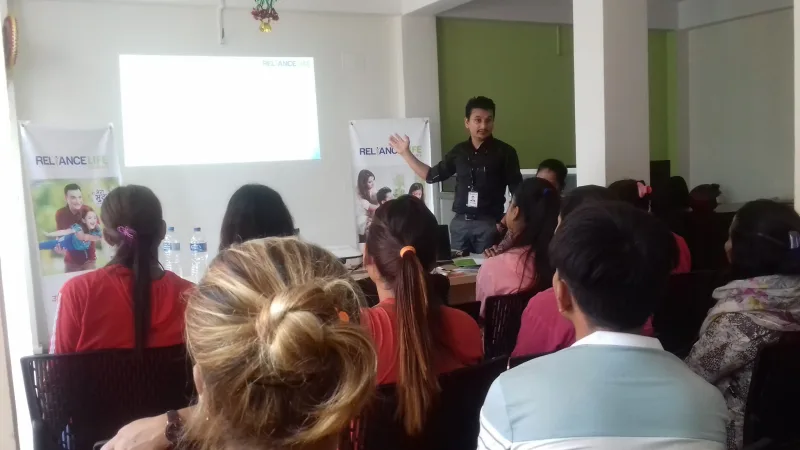 रिलायन्स लाईफ ईन्स्योरेन्स धादिङद्वारा अभिकर्ताहरुको लागि ३ दिने आधारभूत तालिम सुरु