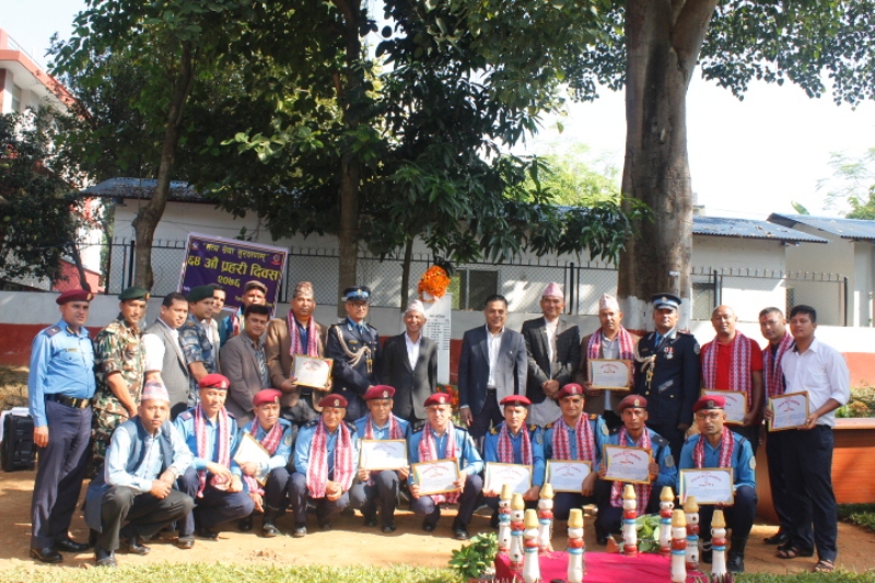 ६४ औं प्रहरी दिवश धादिङमा पनि मनाईयो (फोटो फिचर)