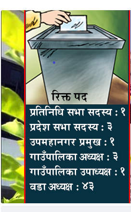 ५२ पदको लागि मंसिर १४ मा उपनिर्वाचन हुँदै