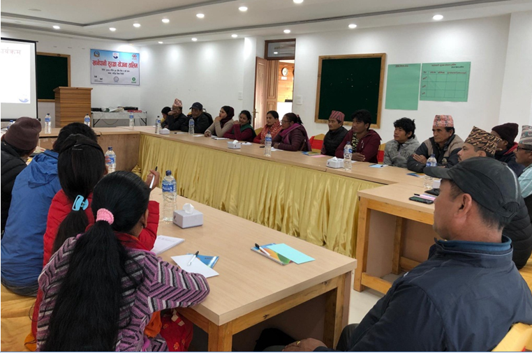 ३ दिने खानेपानी सुरक्षा योजना सम्बन्धी तालिम धादिङवेशींमा सम्पन्न