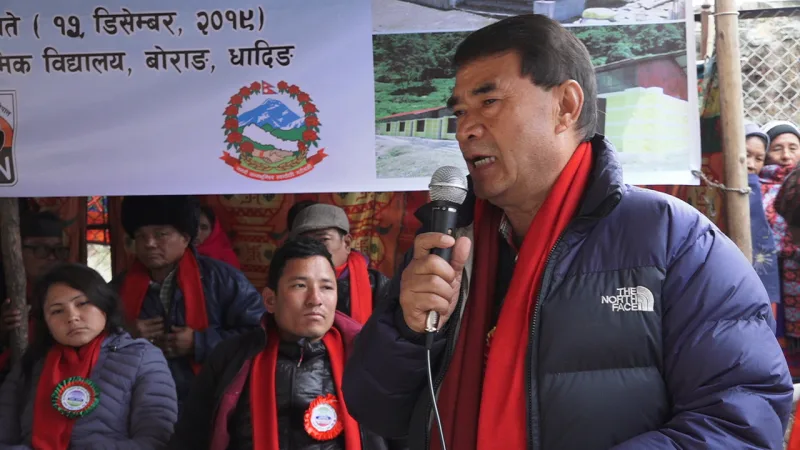 २ ओटा विद्यालय निर्माण पश्चात समुदायलाई हस्तान्तरण