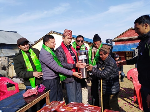सुरक्षित पिउने पानी अभियान सबै टोलवस्तिमा पुर्याउनु पर्ने गाउँपालिका अध्यक्ष वस्नेतको भनाई