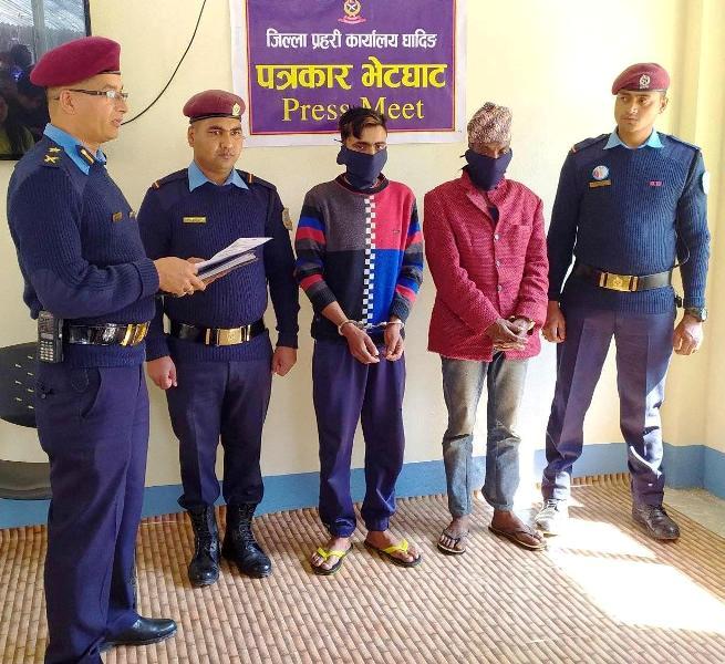 धादिङ प्रहरीद्वारा कर्तव्य ज्यान मुद्दाका २ जना प्रतिवादी पक्राउ
