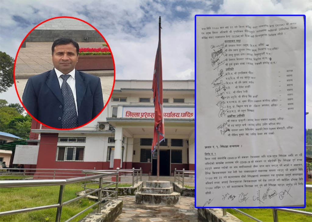 जनस्वास्थ्यका सुरक्षाका मापदण्ड आफ्नै हितको लागि भएको धादिङका सिडियो पौडेलको भनाई