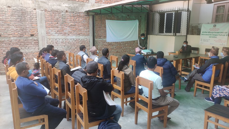 गजुरीमा वहुसरोकारवाला सम्वाद मञ्च गठन सम्बन्धमा छलफल