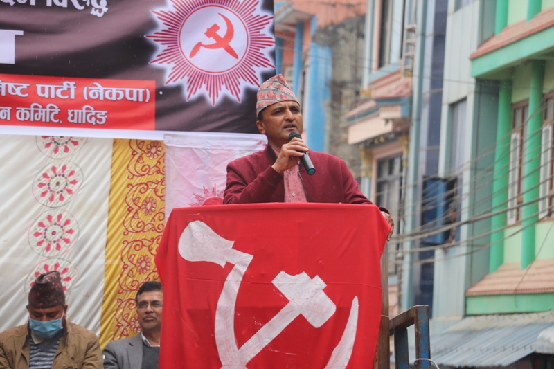 ‘राजा जसरी नै केपि शर्मा ओलीको ईतिहास पनि नारायणहिटिबाटै अवसान हुन्छ’ : नेता भट्टराई