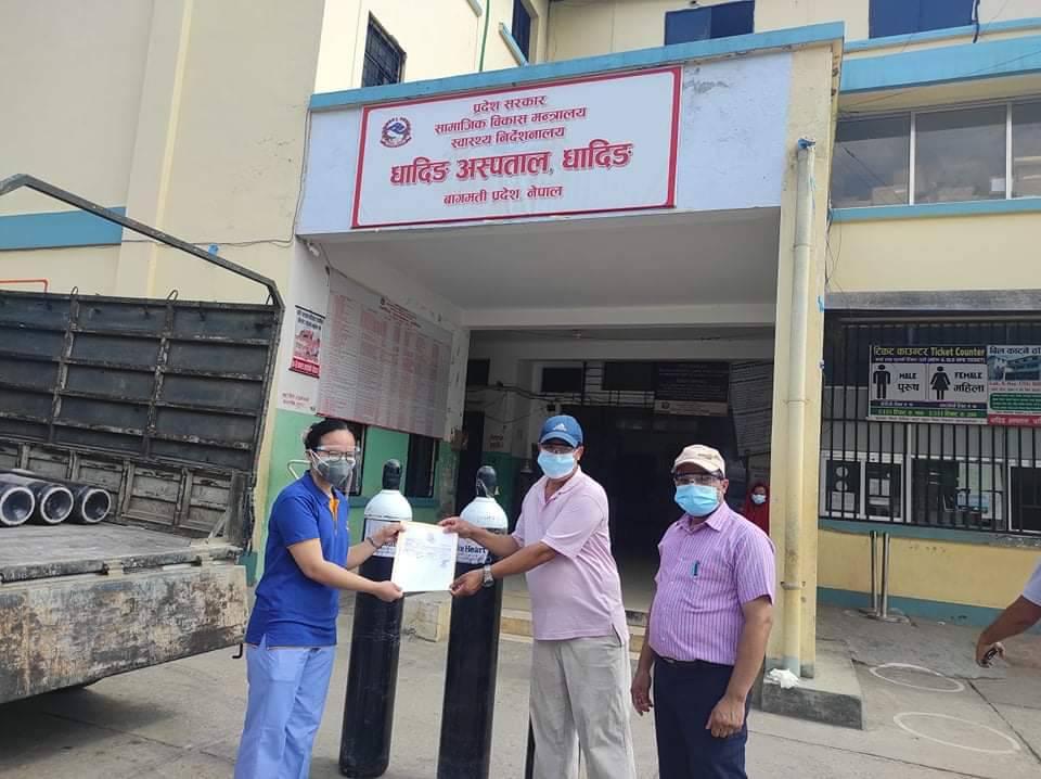 विरामीको चाप बढ्यो भने धादिङ अस्पतालमा अक्सिजन अभाव हुन सक्ने