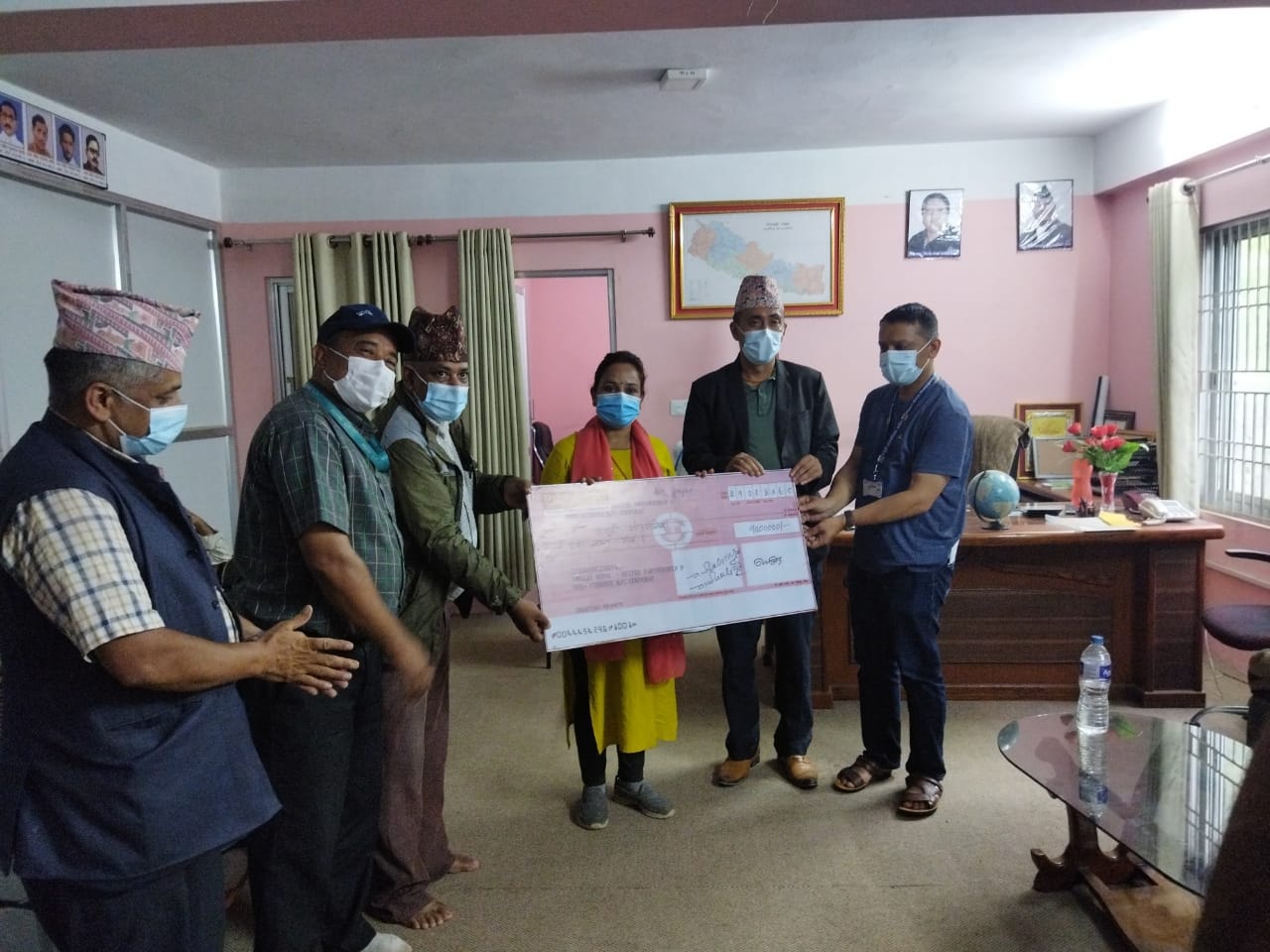 प्रयास नेपाल धादिङको गजुरी गाउँपालिकालाई १० लाख सहयोग