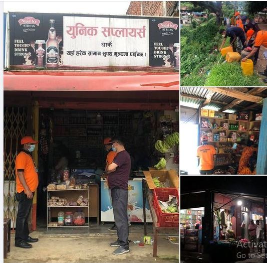 जिल्ला प्रशासन कार्यालय धादिङद्वारा ६ वटा फर्मलाई कारवाही