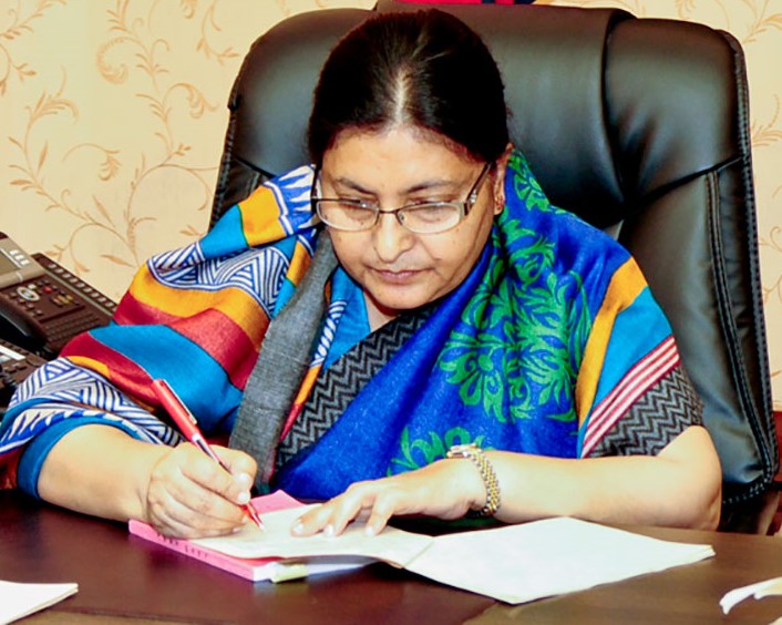 राष्ट्रपति विद्यादेवी भण्डारीद्धारा, राजनीतिक दल सम्बन्धी अध्यादेश जारी