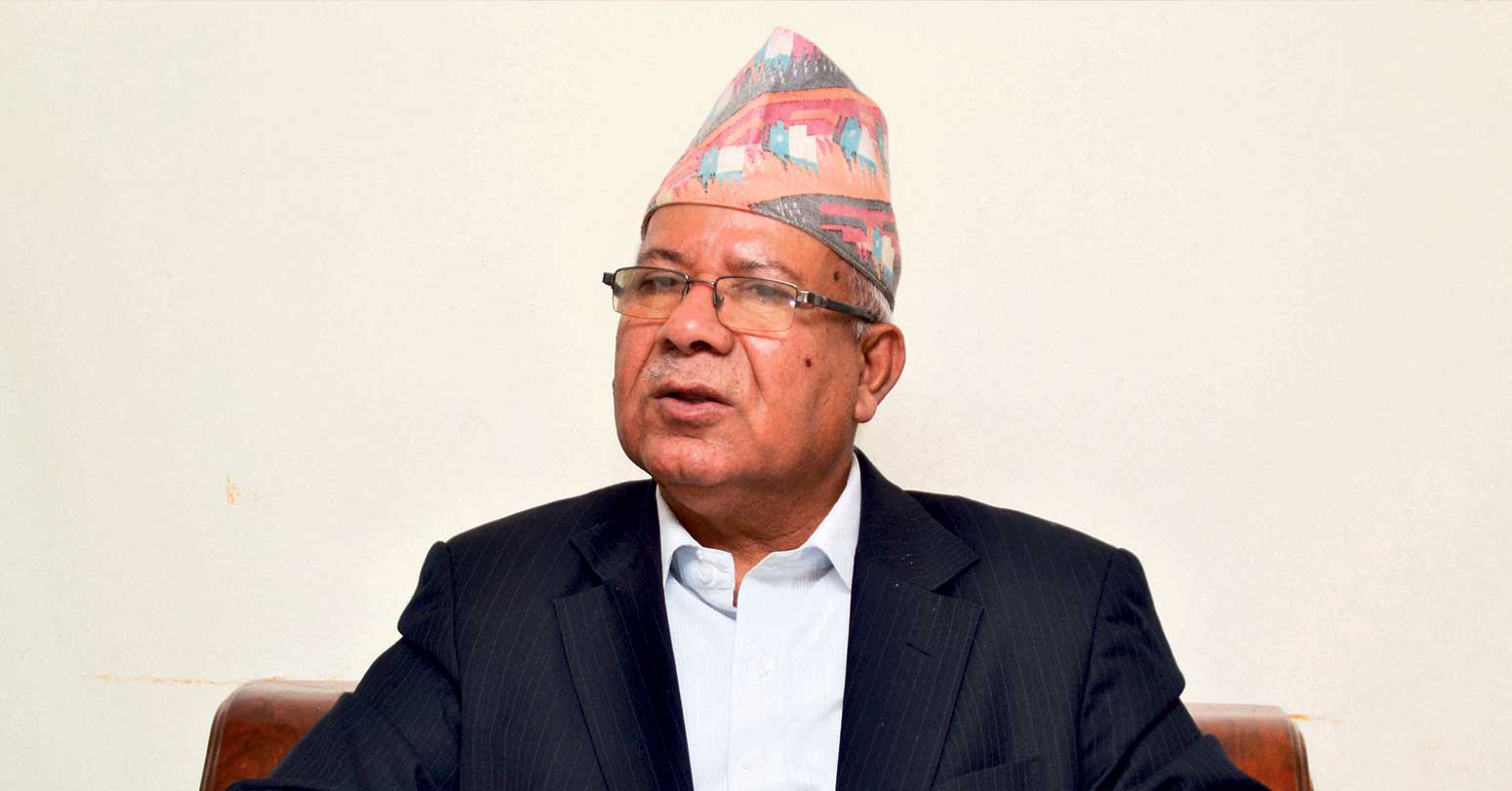 माधवकुमार नेपालद्वारा गठबन्धनको सरकार ढल्ने आशय व्यक्त