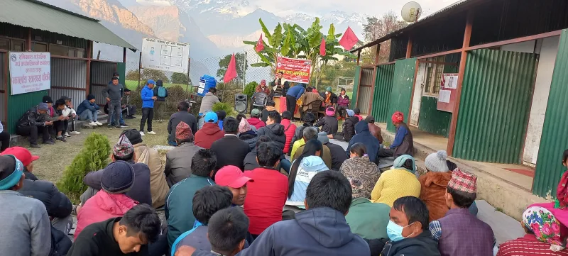 नेकपा माओवादी केन्द्र धादिङको ९९ वडा अधिवेशन सम्पन्न, ५ वडामा बाँकि