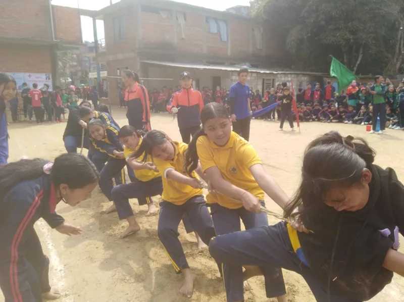 न्यु किबो बोर्डिङ स्कुलको २० औँ खेलकुद उत्सवमा आज १८ खेलहरु सम्पन्न