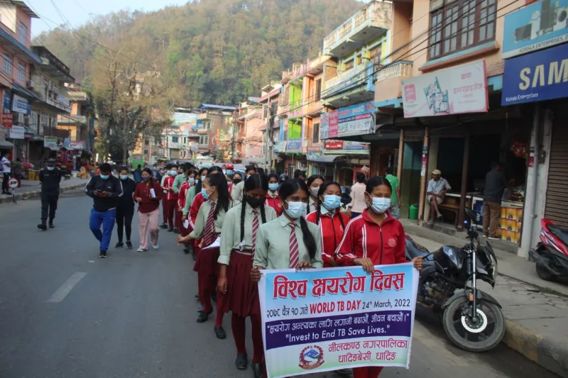 धादिङमा पनि मनाईयो विश्व क्षयरोग दिवश