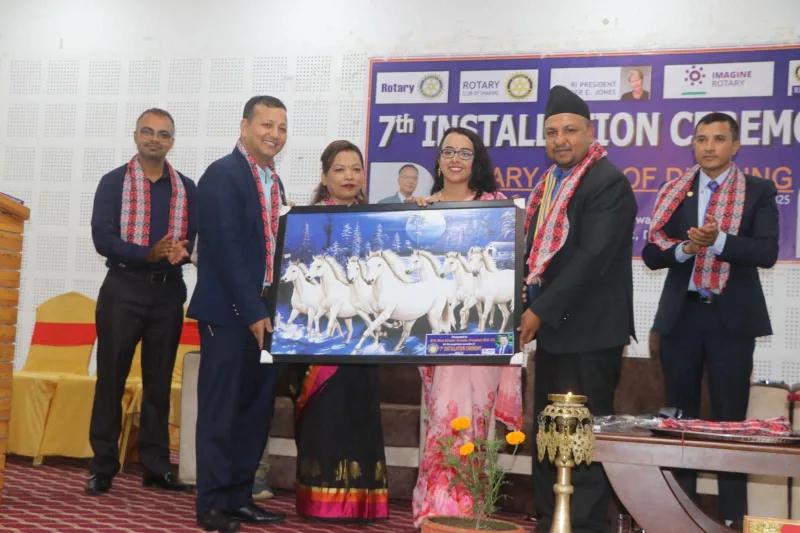 रोेटरी क्लव अफ धादिङ डिस्ट्रिकको सातौं अध्यक्षमा रोहित भण्डारी चयन