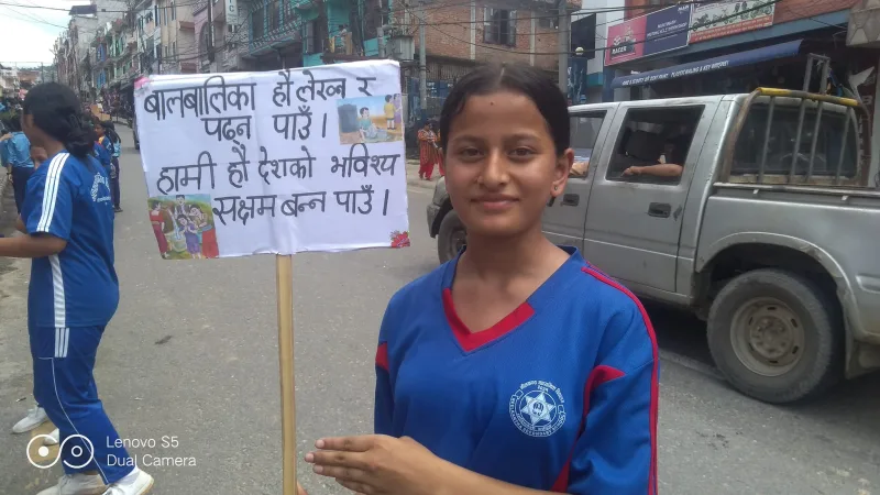 ५८ औं राष्ट्रिय बाल दिवस धादिङमा पनि विभिन्न कार्यक्रम गरि मनाईयो