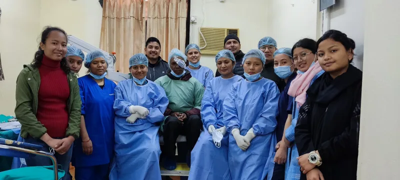 जिल्ला सामुदायिक आँखा केन्द्र धादिङमा १२० जनाको मोति विन्दुको सफल शल्यक्रिया