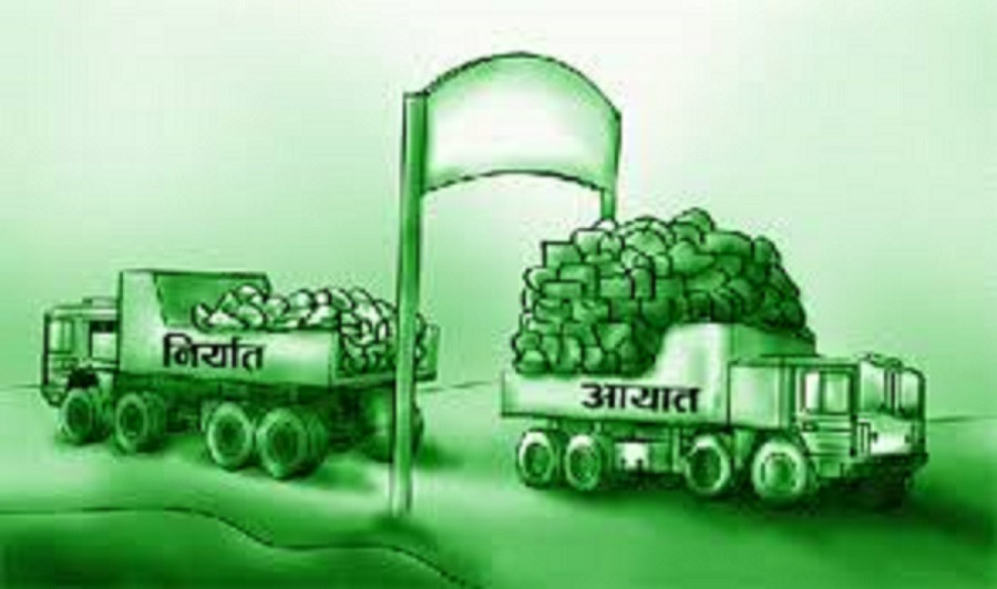 नेपालमा विदेशबाट हुने वस्तुको आयात घट्यो
