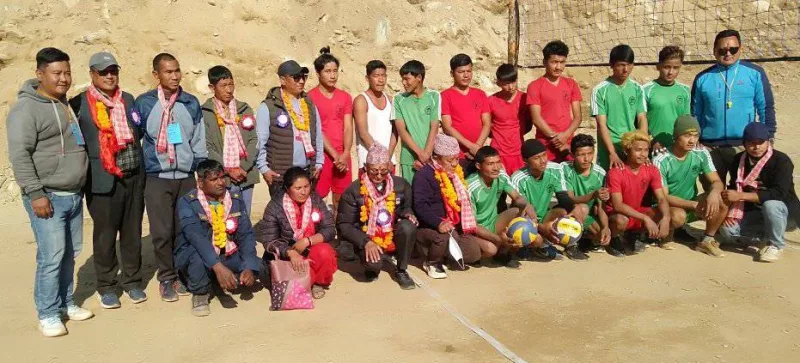 धादिङको गंगाजमुना गाउँपालिकाको पैयुखर्कमा वडास्तरिय भलिवल प्रतियोगीता सुरु