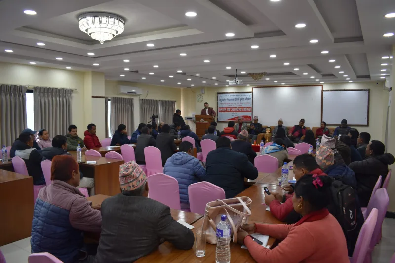 सामुदायिक विद्यालयको शैक्षिक सुधार सम्बन्धी धादिङवेशींमा छलफल