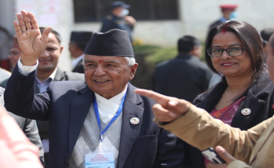 राष्ट्रपतिमा नेपाली कांग्रेसका नेता रामचन्द्र पौडेल निर्वाचित