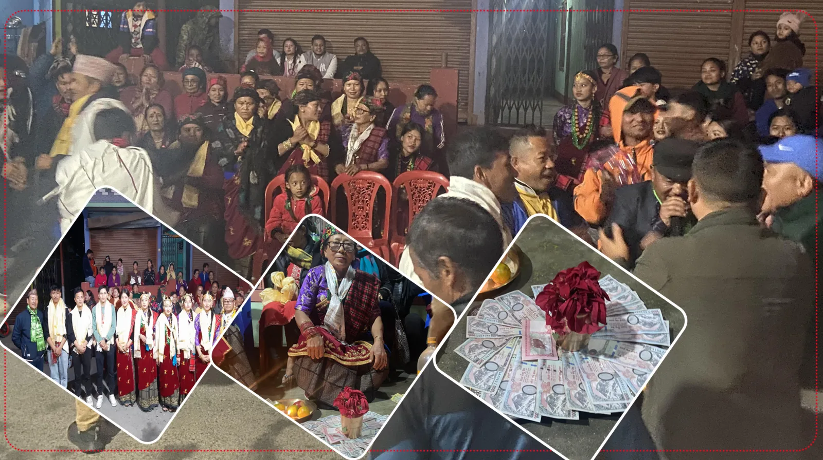 धादिङका गुरुङ समुदायले देउसीभैलो खेलेर ३ लाख भन्दा बढि रकम संकलन गरे (सहयोगीको नामा सहित)