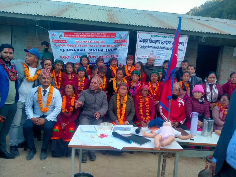 नीलकण्ठ नगरपालिका भित्रका २९ माध्यमिक विद्यालयहरुमा विस्तृत विद्यालय स्वास्थ्य कार्यक्रम