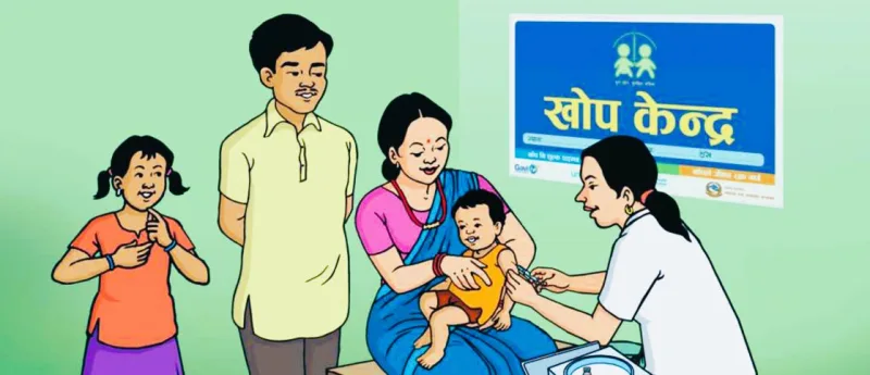 धादिङमा १२ हजार ८ सय बालबालिकालाई दादुरा–रुबेला रोग बिरुद्धको खोप दिईयो