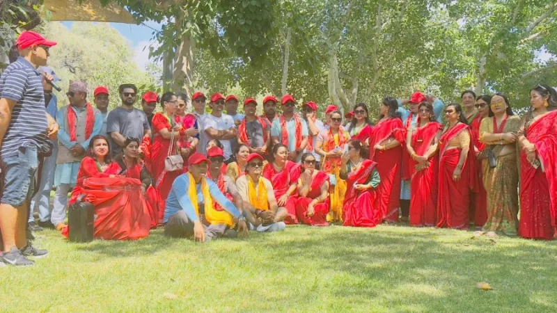 प्रवासी नेपाली मञ्च इजरायलले मनायो तीज विशेष कार्यक्रम
