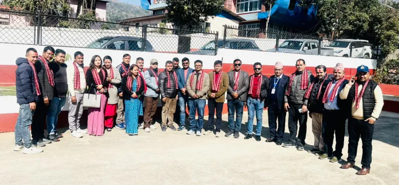 धादिङ उद्योग वाणिज्य संघको नवनिर्वाचित कार्यसमितिले पूर्णता पायो