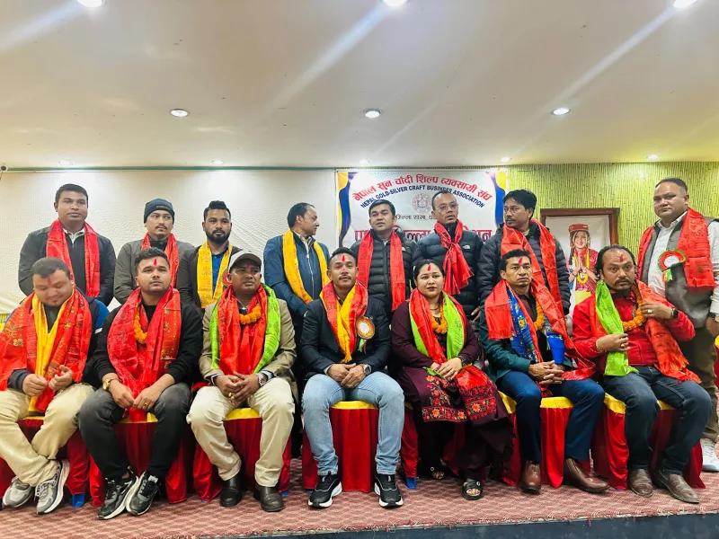 नेपाल सुनचाँदी शिल्प व्यवसायी संघ धादिङको अध्यक्षमा कुमार विश्वकर्मा चयन