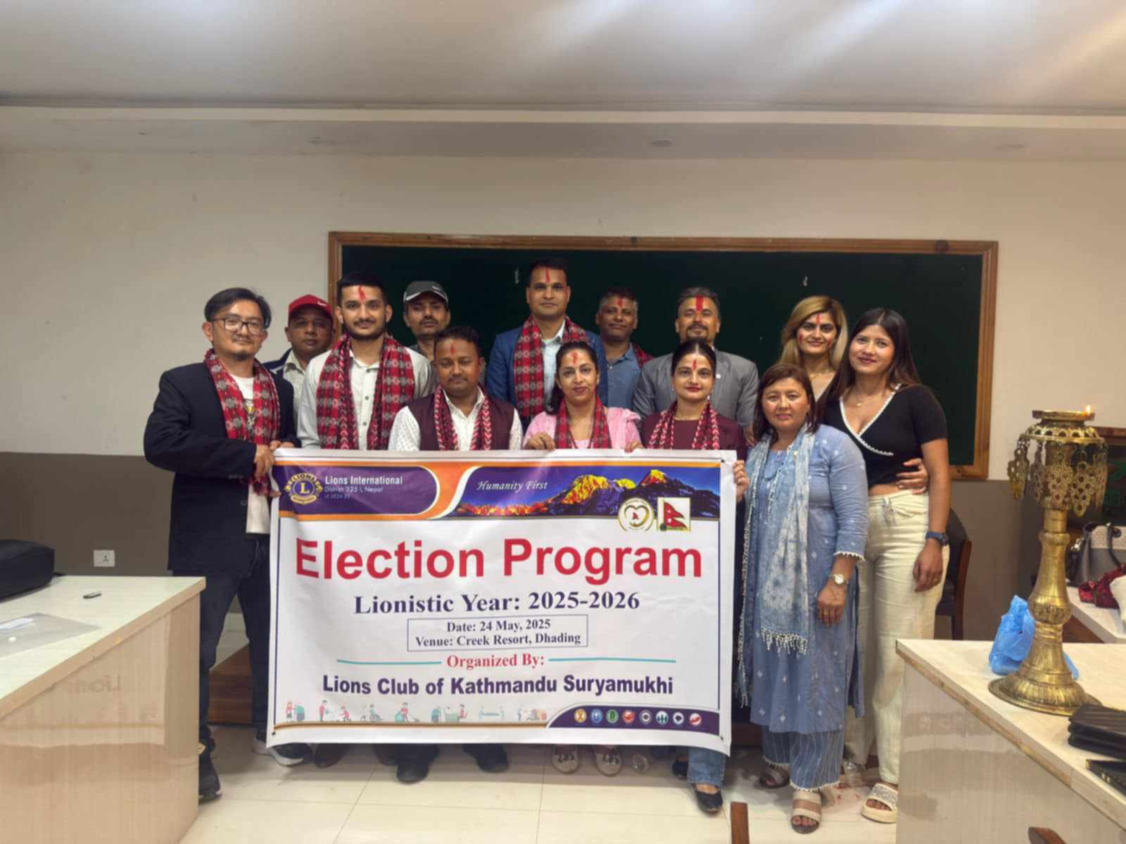 लायन्स क्लब अफ काठमाण्डौं सूर्यमुखीको अध्यक्षमा धादिङ अस्पतालका विक्रम विश्वकर्मा चयन