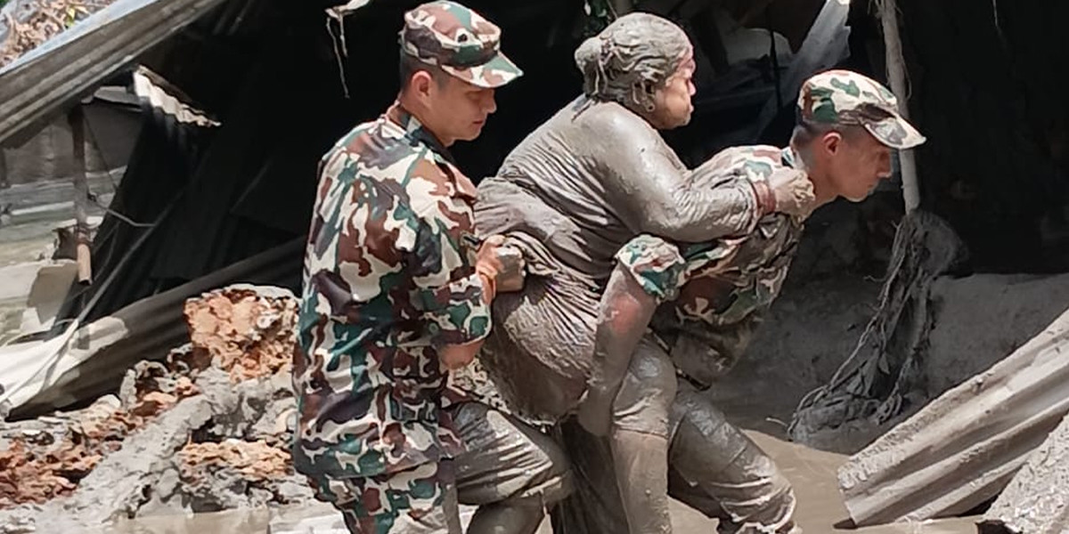 रसुवा बाढीमा मृत्यु हुनेको संख्या १७५ पुग्यो