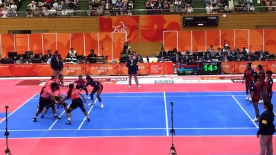 एसियाली खेलकुद अन्तर्गत महिला कबड्डीको सेमिफाइनल नेपालले आज भारतसँग खेल्ने