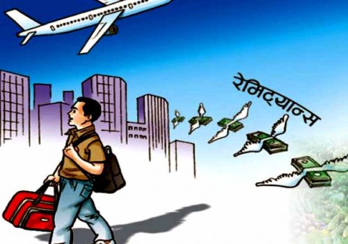 ४ महिनामा रेमिट्यान्स आप्रवाह २० दशमलव ४ प्रतिशतले बढ्यो