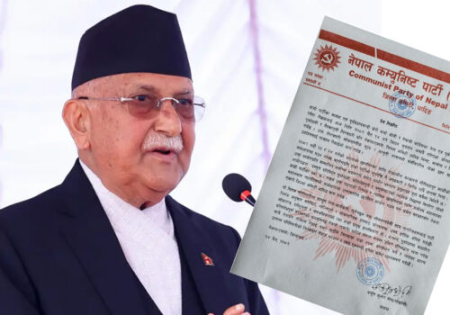 अध्यक्ष ओली पक्राउको विरोधमा एमाले धादिङको विज्ञप्ति, तत्काल रिहाइको माग