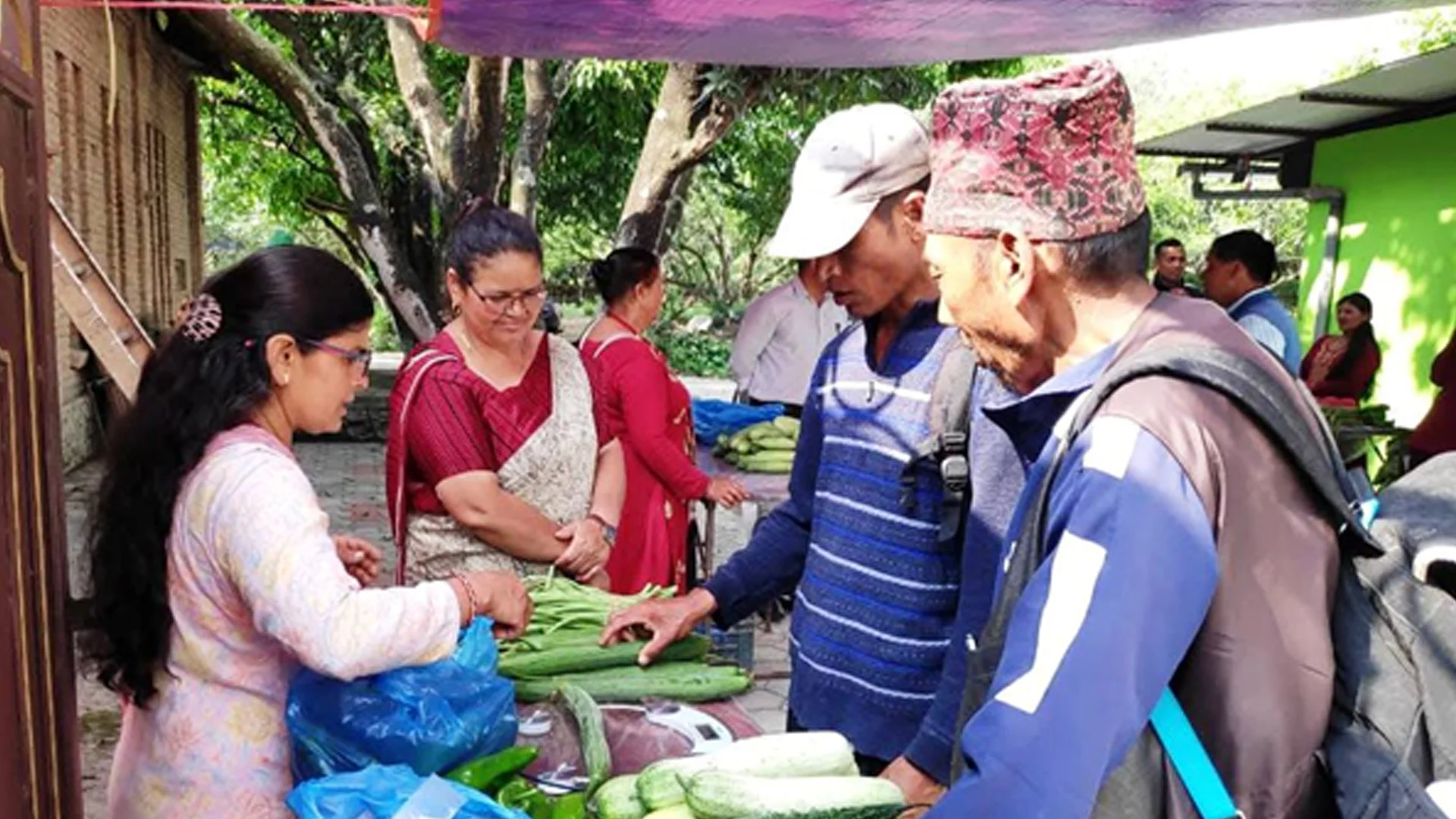 पाँचखालमा साप्ताहिक कृषि हाटबजार