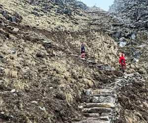 कठिन भूगोल छिचोल्दै पदमार्ग निर्माण